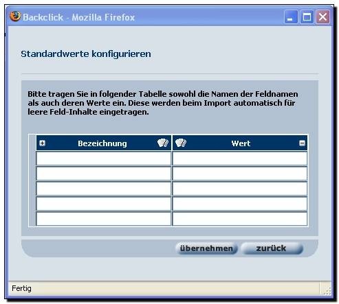 Abonnenten_Import_Standardwerte_Email_Marketing_Software_BACKCLICK