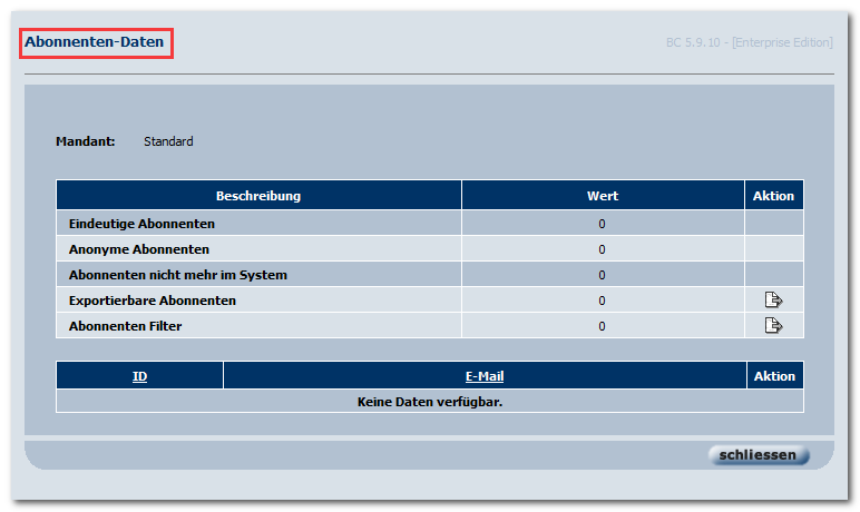 Backclick_Statistiken_gefiltert_Email_Marketing_Software_BACKCLICK