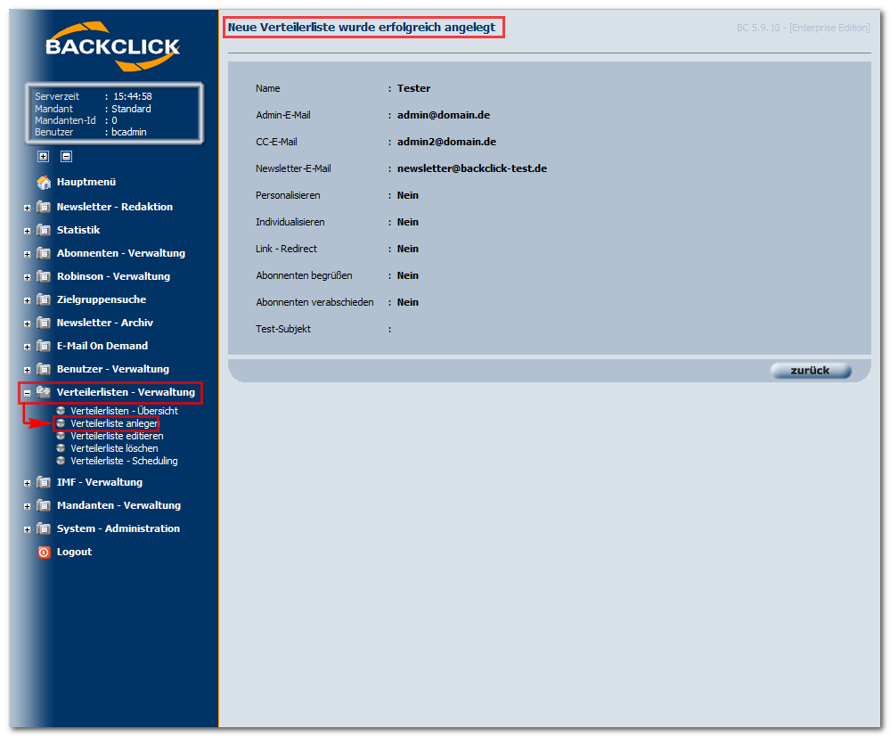 neue_Verteilerliste_Email_Marketing_Software_BACKCLICK