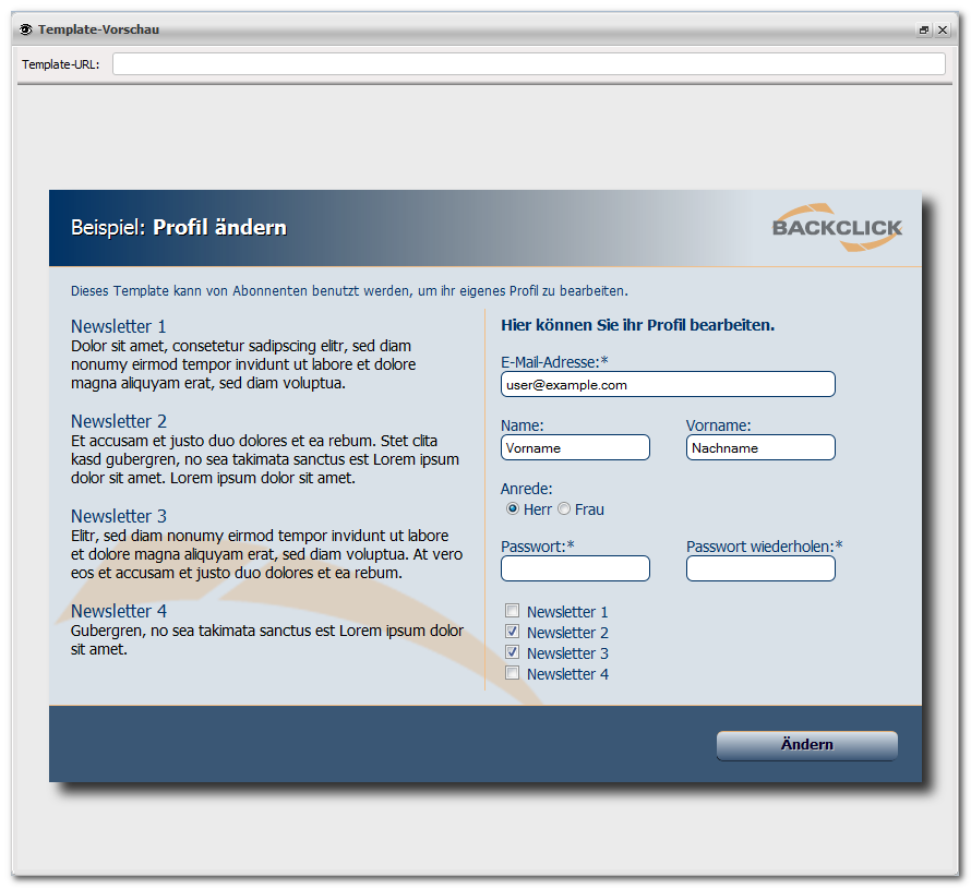 Template - E-Mail Marketing Software - BACKCLICK Template_Email_Marketing_Software_BACKCLICK