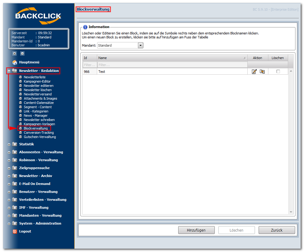 Blockverwaltung_Email_Marketing_Software_BACKCLICK