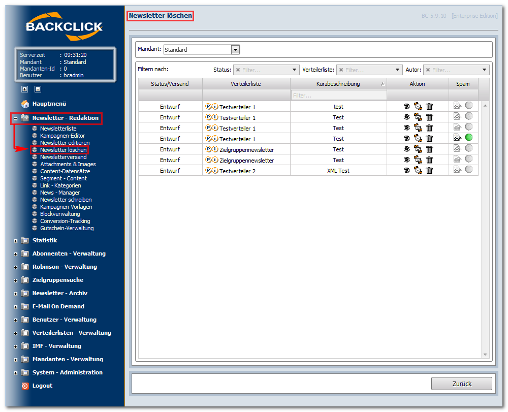 Newsletter_löschen_Email_Marketing_Software_BACKCLICK