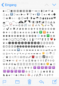 Symbole Und Emojis In Newslettern